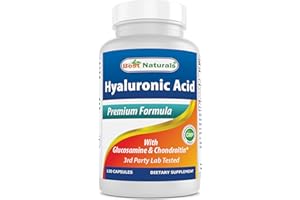 Best Naturals Hyaluronic Acid 100 mg 120 Capsules - Support Healthy Joints and Youthful Skin (859375002702)
