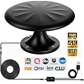 RV TV Antenna for Smart TV Outdoor, 720° Long Range Omni Directional Reception Digital HD Antenna Signal, with Super Signal B