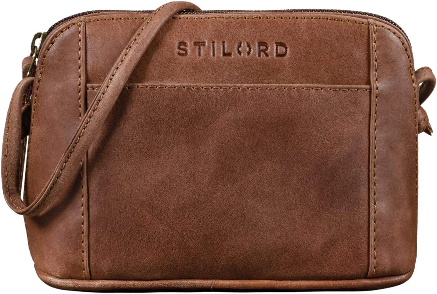 STILORD "Mariella" Leather Crossbody Handbag for Women Mini Leather Purse Small Shoulder Bag Vintage Satchel Side Bag Work Bag Party Bag in Genuine Leather Colour:Messina