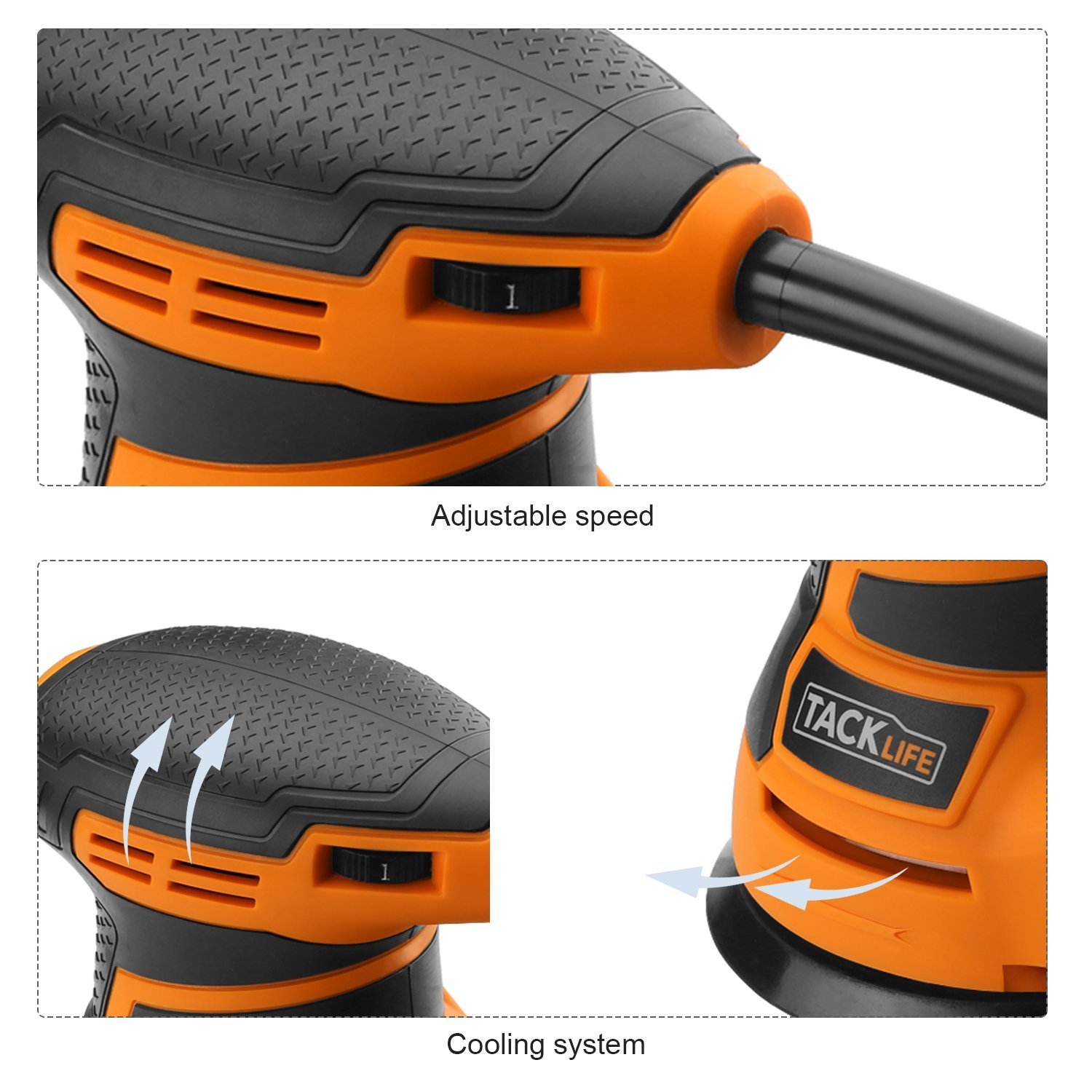 TACKLIFE PRS01A Random Orbital Sanders product image 3
