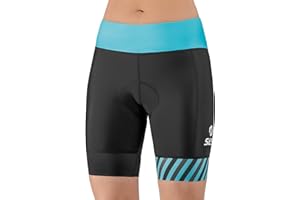 SLS3 Triathlon Shorts Women - Super Comfy 6" Tri Shorts Women Triathalon Shorts - Slim Athletic Fit Womens Tri Shorts FRT