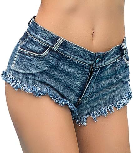 Deley Women S Sexy Denim Jeans Shorts High Waist Cheeky Mini Hot Pants Clubwear Summer Beach Wear Amazon Co Uk Clothing