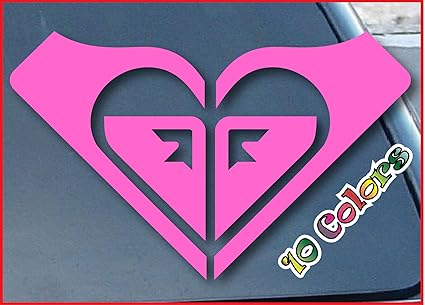 Amazon Com Roxy Logo Car Window Vinyl Decal Sticker 7 Wide Color Pink Everything Else