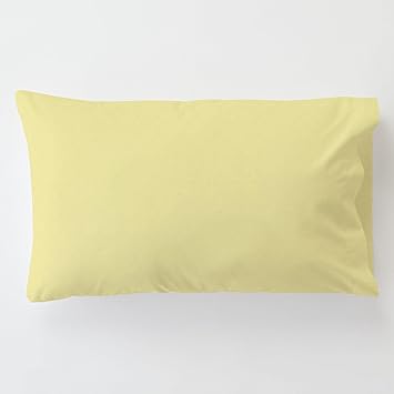 Amazon Com Carousel Designs Yellow Minky Toddler Bed Pillow Case