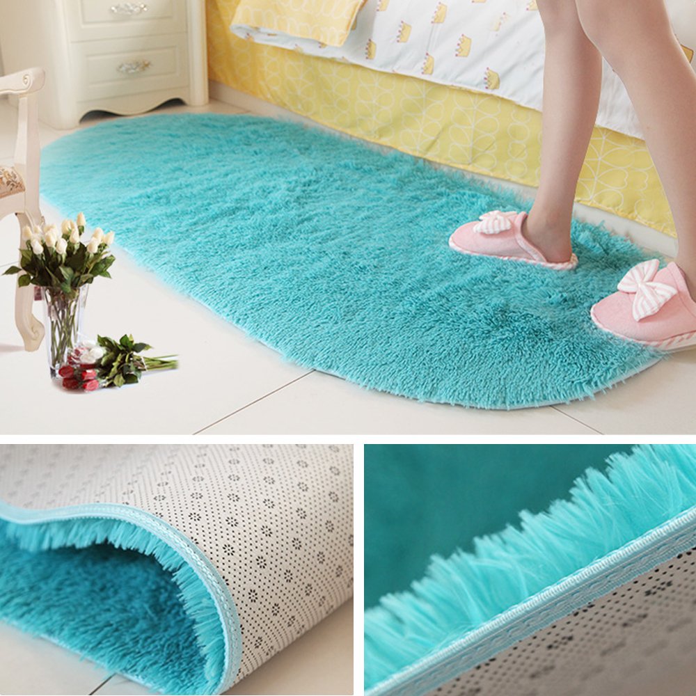 Supmaker Ultra Soft Children Rugs Room Mat Modern Shaggy Area Rugs Home Decor 2.6\' X 5.3\'