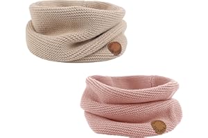 BAMERY Winter Baby Boys Scarf Cotton Girls Neck Warmer Autumn Warm Knitted Scarves for Toddler Kids