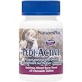 NaturesPlus Pedi-Active LECI-PS, DMAE Complex - 60 Chewable Tablets - Mixed Berry Flavor - Childrens Chewable Supplement, Promotes Brain Health, Focus - Vegetarian, Gluten-Free - 30 Servings