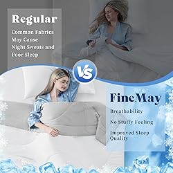 FineMay Cooling Comforter Queen Size, Double-Sided