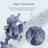 ANYCUBIC Standard 3D Printer Resin 1000g Grey 405nm LCD Compatible view 2