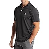 birddogs Men’s Performance Polo | Soft Breathable Fabric with Built-in Collar Stay | Wrinkle-Free Quick-Dry Tailored Fit