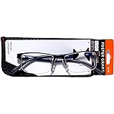 FosterGrant Ironman IronFlex IM1001 Men's Reading Glasses Semi Rimless Gun (Blue, 1.50)