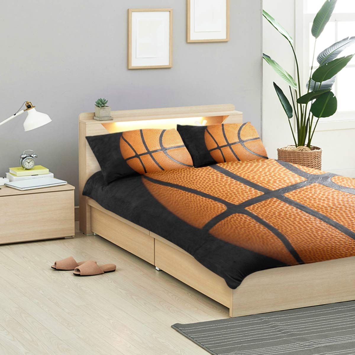 MONTOJ Juego de sábanas de Baloncesto de la NBA Sports Utopia ...