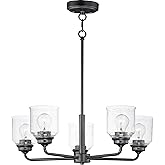 Maxim Acadia-Five Light Chandelier-26 Inches Wide by 8.5 inches high-Black Finish -Traditional Installation