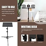 Ciieeo Adjustable Projector Tripod Stand 44.8in for Tablets & Projectors view 3