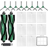 Replacement Parts Accessories for iRobot Roomba Combo Essential 104 105 Vac 2 Y0110,Y0112,Y0140,Q0120 Q052 2 Main Brush Rolle