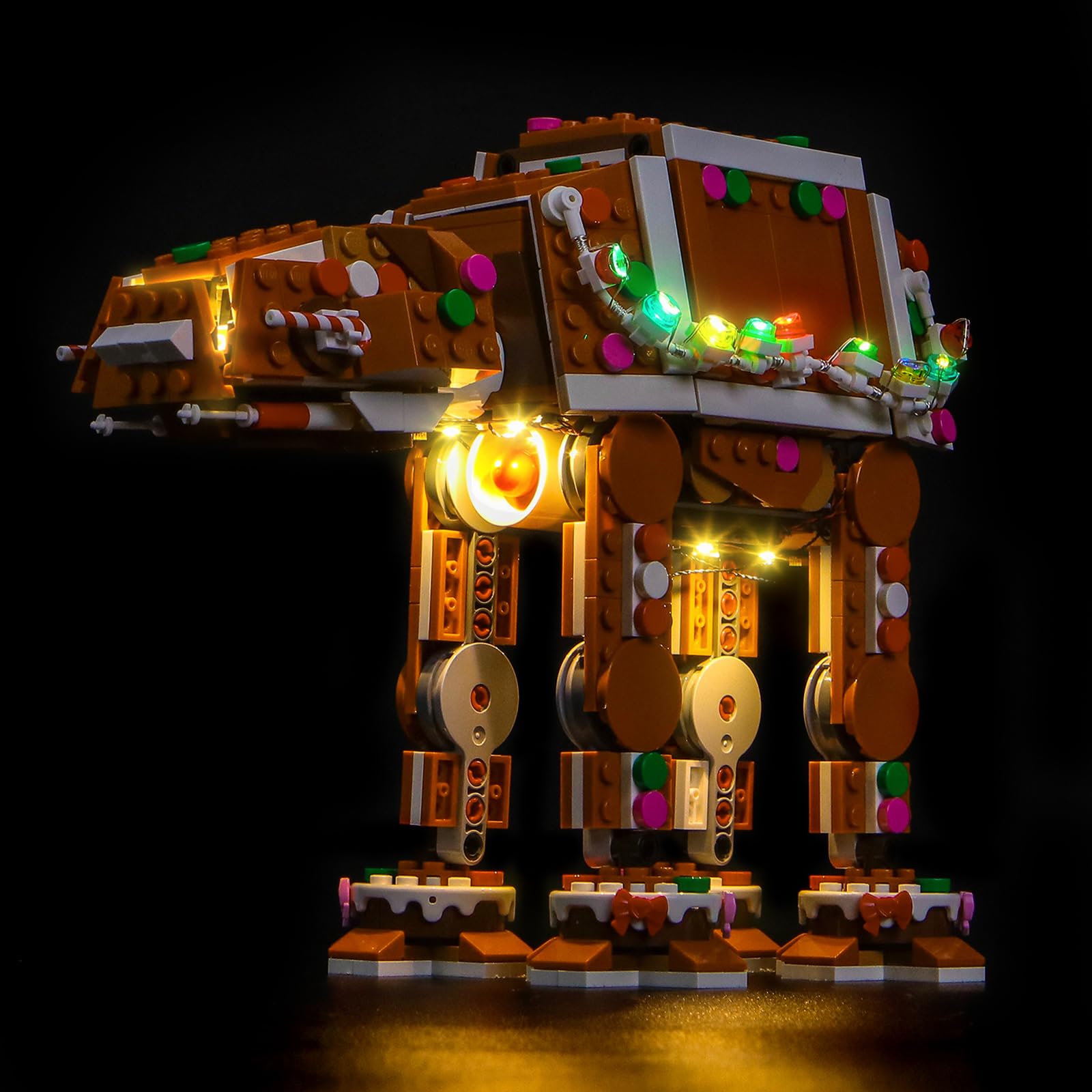 Light Kit Compatible with Lego 40806 Gingerbread AT-AT Walker (No Model), Decoration Lighting Set Compatible with Lego Gingerbread AT-AT Walker Creative Toys