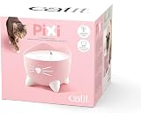 Catit PIXI Drinking Fountain for Cats Pink with Triple Action Filter view 2