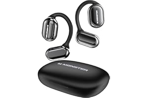 Monster Open Free AC100 Open Ear Headphones, Bluetooth 5.3 Wireless Headphones, Immersive Stereo Sound by Dual Large Driver, 