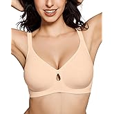 ProKloud Bras for Women No Underwire Wireless Jelly Bras Full Coverage Seamless Push Up Bralettes Support Tshirt Bra