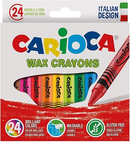 Carioca Ceras, Multicolor (42366): Amazon.es: Oficina y papelería