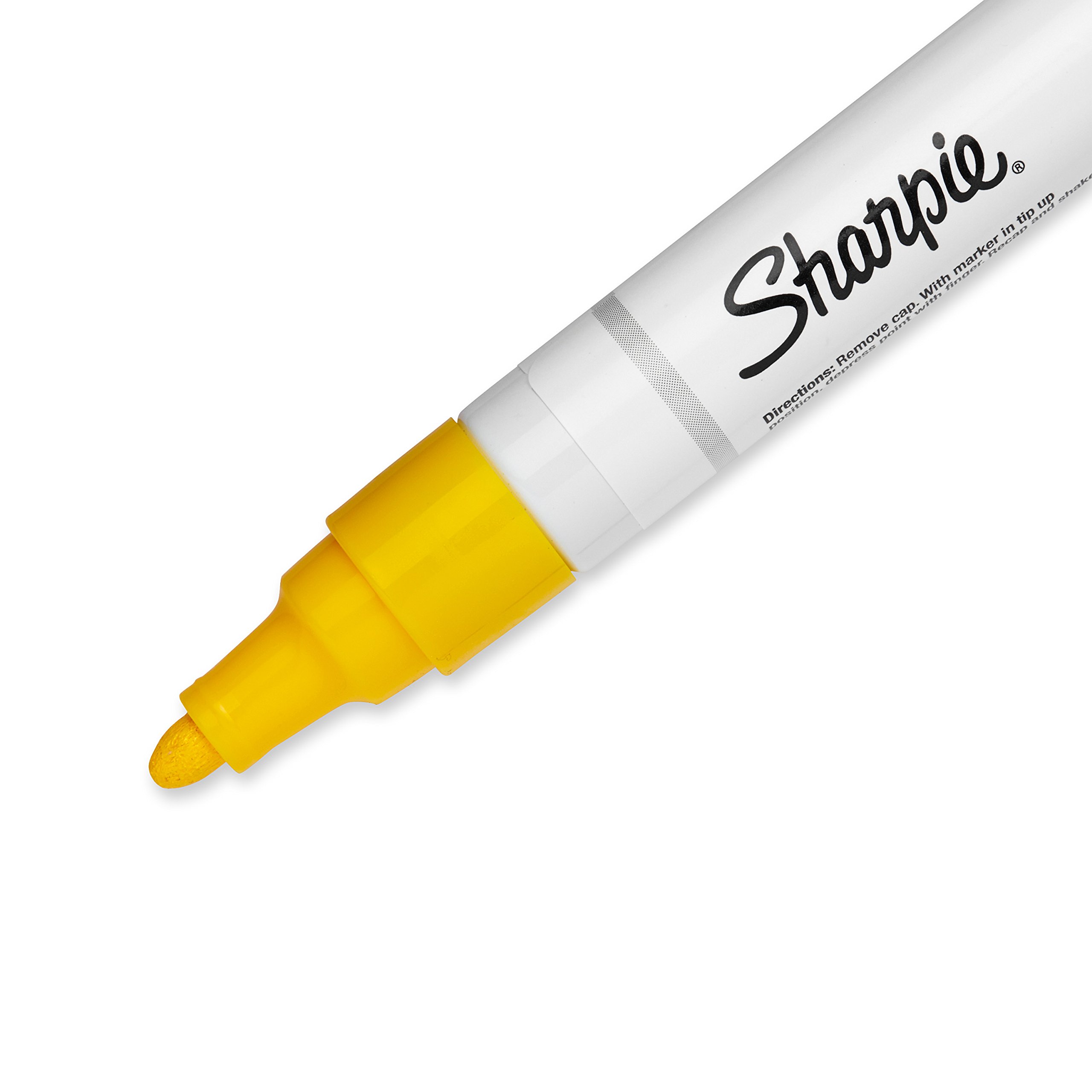 YELLOW Tire Lettering Sharpie Pen Waterproof Permanent Paint Marker Car