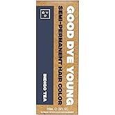 Good Dye Young Vegan and Cruelty-Free Semi-Permanent Hair Color, Infusions, Conditions & Boosts Shine, Easy Application, Red Brown Hair dye 5FL OZ (Indigo Tea)