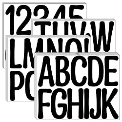24 Sheets Large Letter Stickers 3 Inch 300 PCS