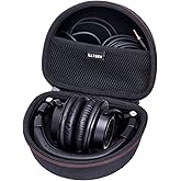 Headphone Case for Audio-Technica ATH-M30X / ATH-M50X / ATH-M40X / ATH-M50xBT2 / ATH-M50xBT2DS Headphones, Black