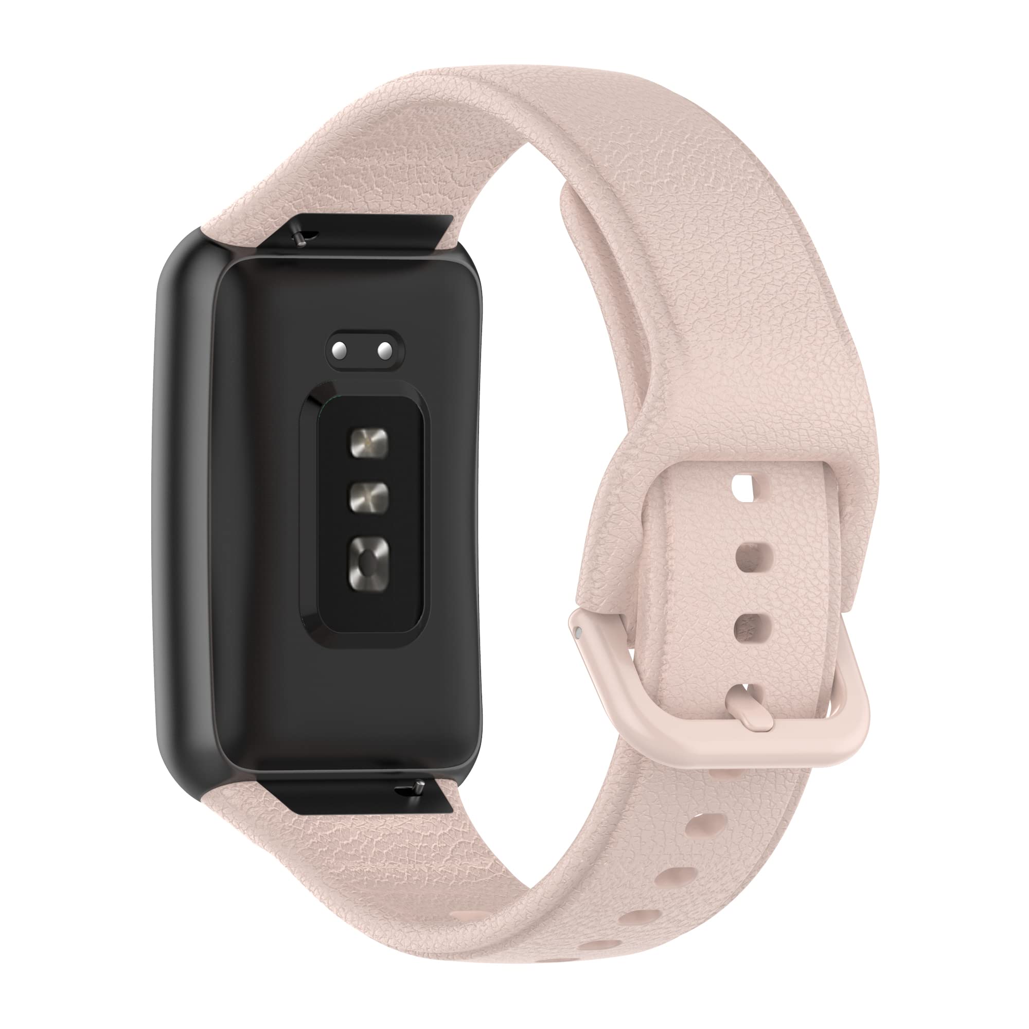 BoLuo Smart Watch Strap compatible for Oppo Watch Free Band, Sport Genuine Silicone WatchBand Loop, Replacement Bracelet Wristband Wrist Strap for Oppo Watch Free Accessories (pink)