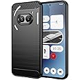 Case for Nothing Phone 2A,Nothing Phone 2A Case,TPU Carbon Fiber Soft Silicone Bumpers Protective Cover Anti-Scratch Shockproof Heavy Duty Phone Case for Nothing Phone (2A) (Lasi Black)
