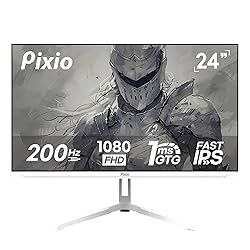 Pixio PX248 Wave White 24 inch 200Hz Refresh Rate