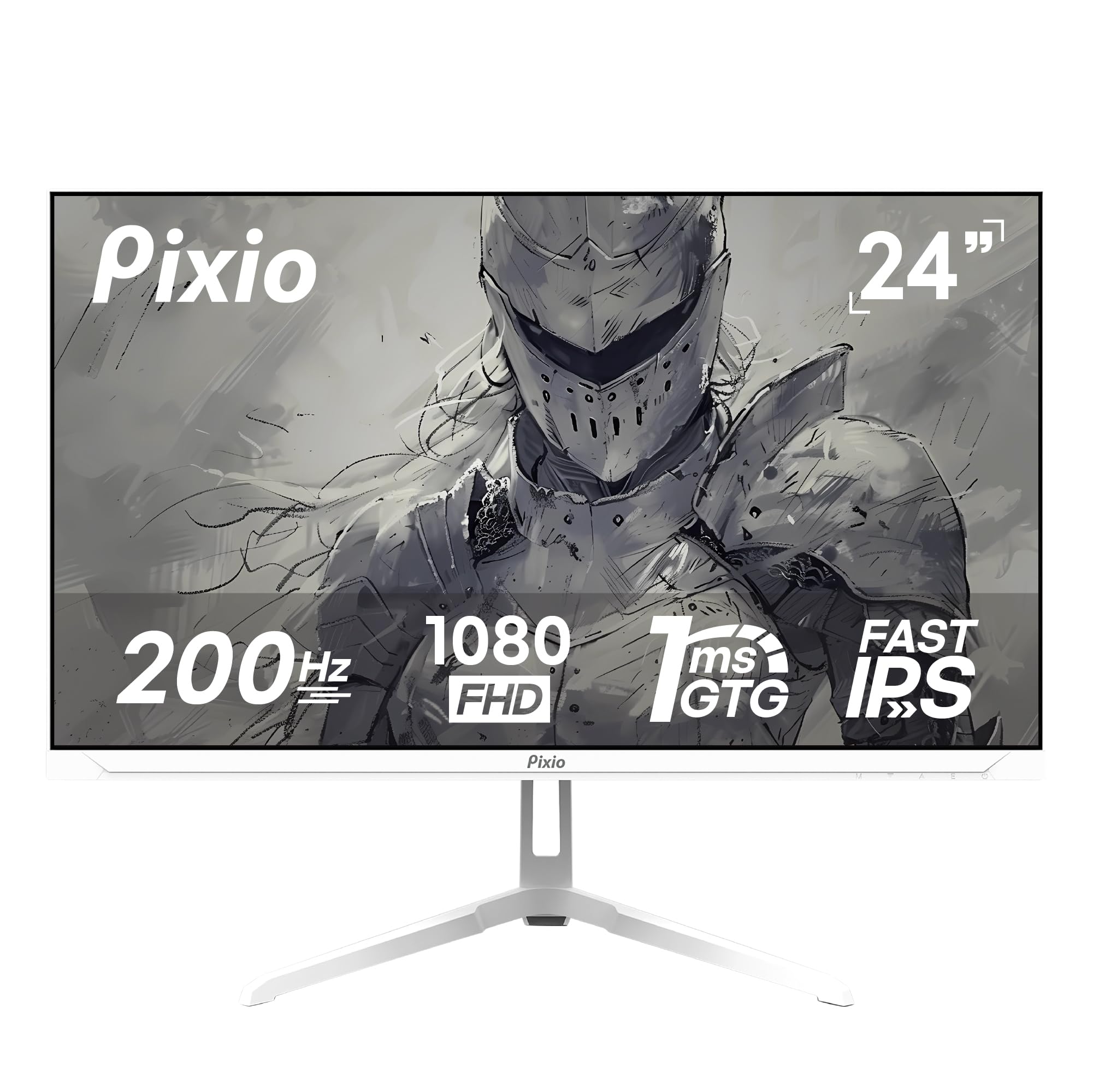 Pixio PX248 Wave White 24 inch 200Hz Refresh Rate