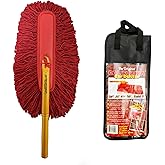 California Car Duster 62442 Standard Car Duster with Wooden Handle,Red