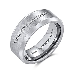 Wide Polished Beveled Edge Brushed Matte Couples