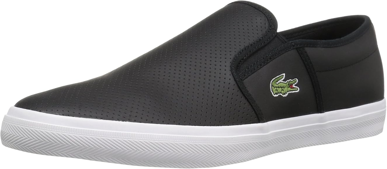 lacoste mens slip on shoes