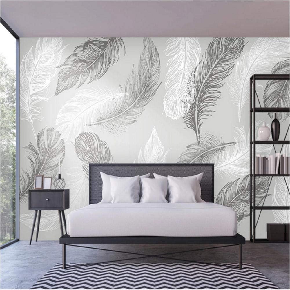 Papel pintado Mural moderno simple pintado a mano 3D Sala de estar