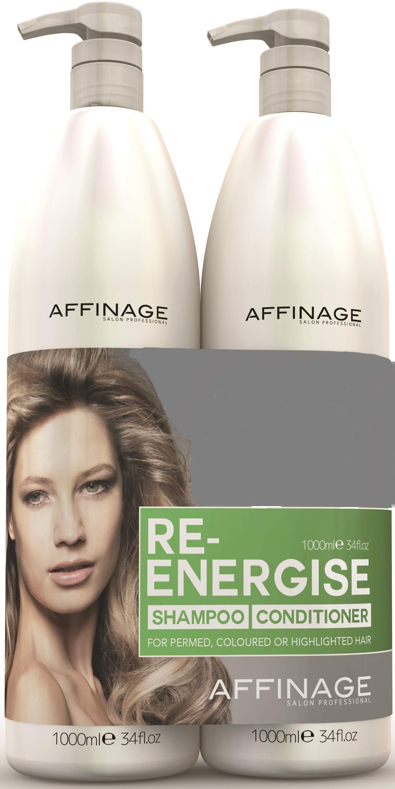Affinage Re-Energise Shampoo & Conditioner Duo 1000ml