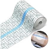 Transparent Second Skin Tattoo Bandage, 4 Inch x 10.9 Yard - Stretch Waterproof Adhesive Bandage Wrap, Transparent Film Dress