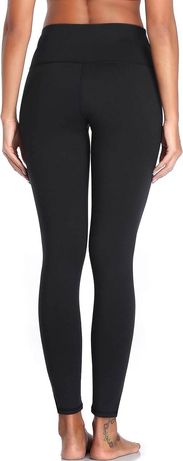 Oalka Women Yoga Pants Workout Running Leggings: Clothing