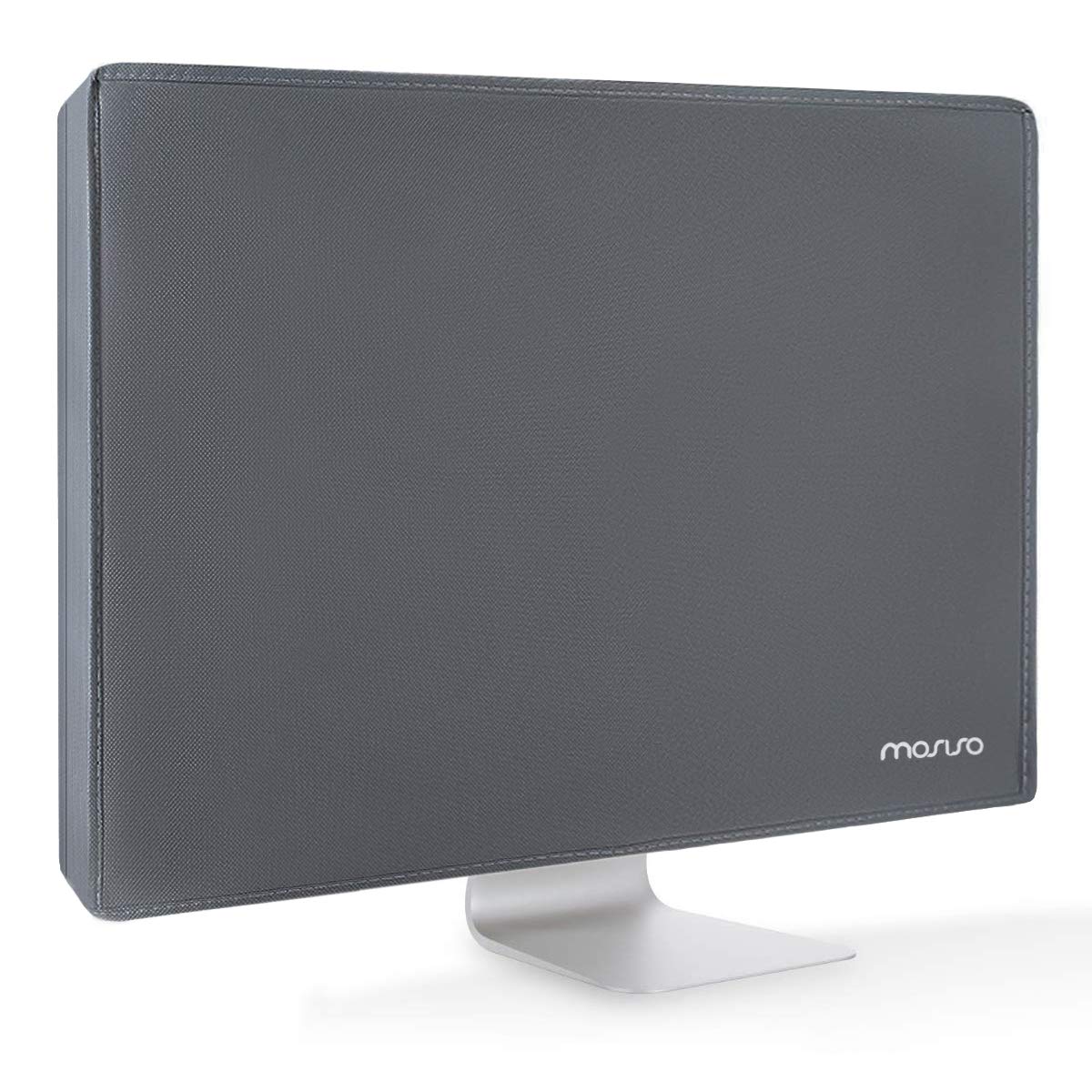 MOSISO Monitor Dust Cover 26, 27, 28, 29 inch Anti-Static Dustproof LCD/LED/HD Panel Case Computer Screen Protective Sleeve Compatible with iMac 27, 26-29 inch PC, Desktop and TV, Space Gray