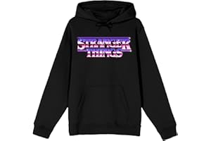 Bioworld Stranger Things Ombre Logo Hoodie – Unisex Hooded Sweatshirt