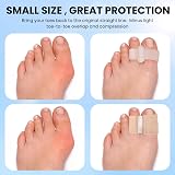 Fantasyon 8Pack Bunion Corrector Toe Straighteners Nylon+Gel 4Pairs view 5