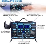 YIHUA 862BD+ SMD Hot Air Rework Station Soldering Iron 2 in 1 UK Plug view 3