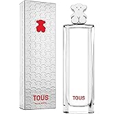 TOUS Silver Eau de Toilette Spray for Women, Floral Perfume with Notes of Violet, Rose, Peony, and Iris. Scent for Everyday Wear, 3 Fl Oz