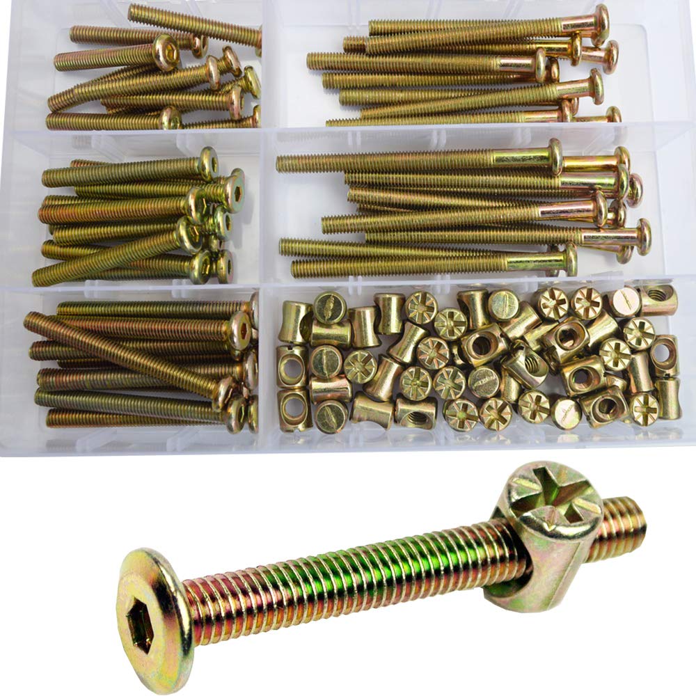 Furniture Barrel Screws Zinc Plated Metric Hex Drive Socket Cap Bolt