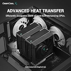 DeepCool AK620 Zero Dark CPU Air Cooler Mighty 260w