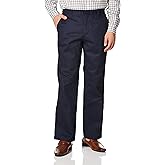 Lee mens Uniforms Straight-leg College casual pants, Navy, 29W x 30L US