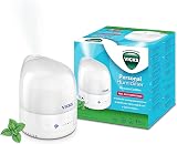 Vicks Personal Cool Mist Ultrasonic Humidifier VUL510 Small Quiet Nursery Office view 2
