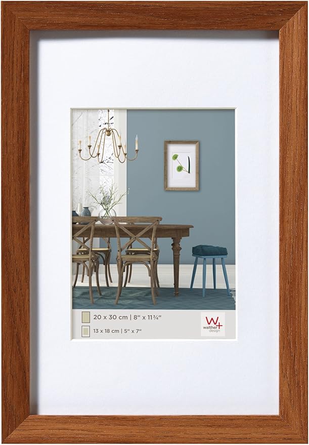 Walther Fiorito Marco de Fotos, Madera, Blanco, 50x60 cm: Amazon.es: Hogar