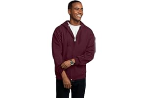 Fruit of the Loom Unisex Adult EverSoft Fleece Full Zip Hoodie Sweatshirt